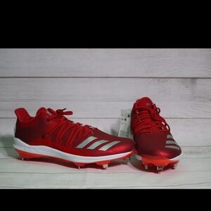 Adidas Size 12 Adizero Afterburner 6 Spd Trap NEW SPD Baseball Cleats Red DB3435